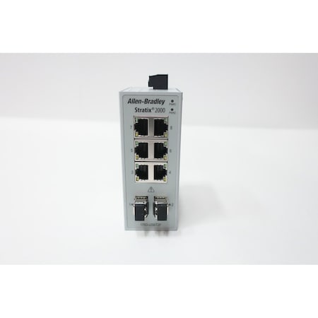 Allen Bradley STRATIX 2000 SER B ETHERNET AND COMMUNICATION MODULE 1783-US6T2F